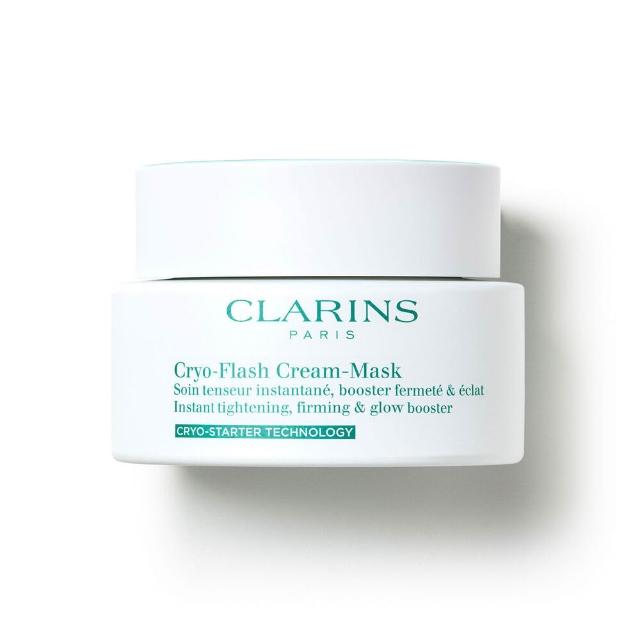 【CLARINS 克蘭詩】冰晶緊緻凍膜75ml(撫平細紋、縮小毛孔 面膜)
