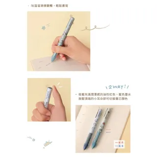 【Norns】Peanuts史努比雙色原子筆(SNOOPY 正版授權 文具 紅筆藍筆)