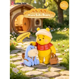 【Beast Kingdom 野獸國】小熊維尼 蜂蜜烘焙日記 雙入組 盲盒單入丨LIOH TOY