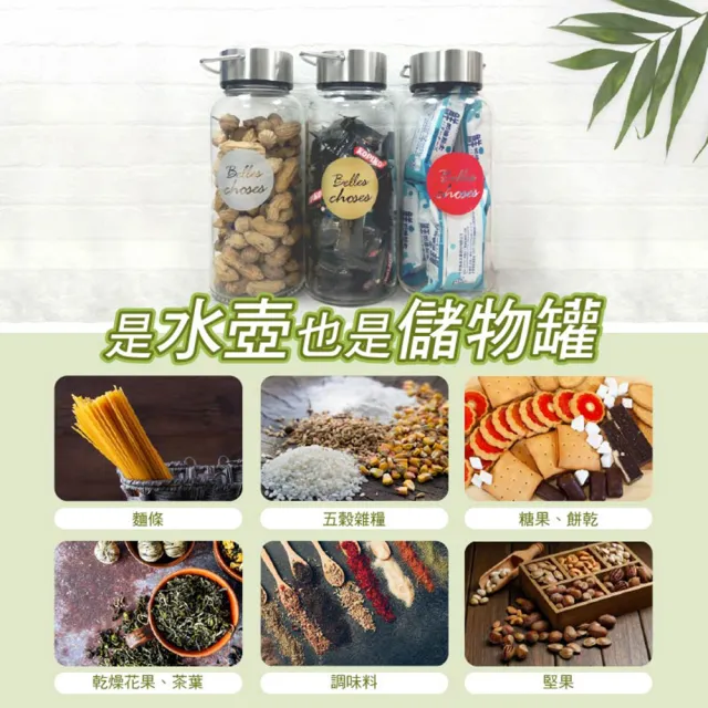 日本富士雅麗 耐熱萬用保鮮玻璃瓶組