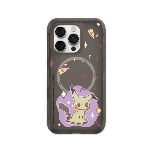【RHINOSHIELD 犀牛盾】iPhone 18/17/16/15系列AirX 氣墊磁吸防摔手機殼/暖色系列-謎擬Q(寶可夢)