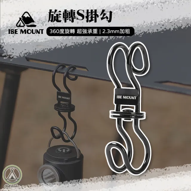 【Chill Outdoor】ISE MOUNT旋轉S掛勾