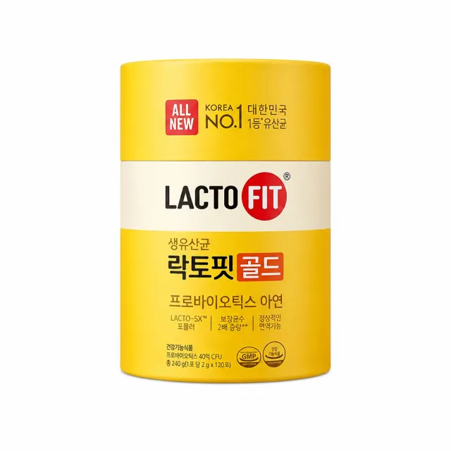 【韓國鍾根堂】LACTO-FIT GOLD 益生菌粉末食品 大童與成人款120入
