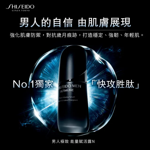 【SHISEIDO 資生堂國際櫃】男人極致系列 能量賦活限定組(送禮推薦/男生禮物)