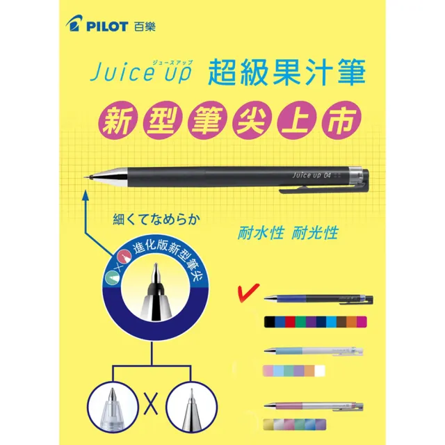 【全勝】PILOT 百樂 Juice up超級果汁筆 0.5mm(盒裝5入/LJP-20S5)