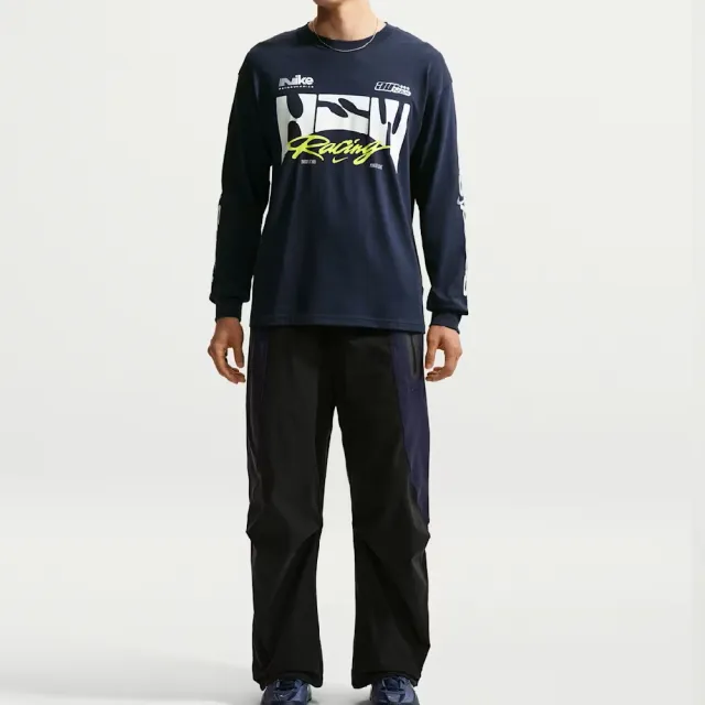 【NIKE 耐吉】AS U NSW TEE LSE LS SWOOSH SPE 薄長袖 長T 男款 深藍色 休閒上衣 IM3782-451