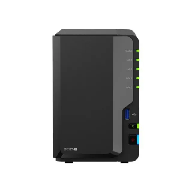 【Synology 群暉科技】搭6TBx2★ DiskStation DS225+ NAS 網路儲存伺服器(2Bay/Intel/2GB)(HAT3300-6TB)