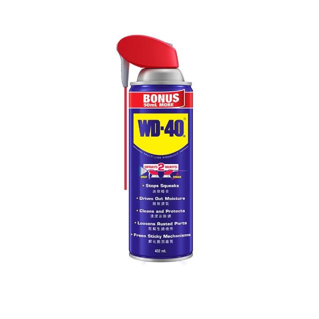 【WD-40】多功能除銹潤滑劑 附專利型活動噴嘴 432ml(WD40)