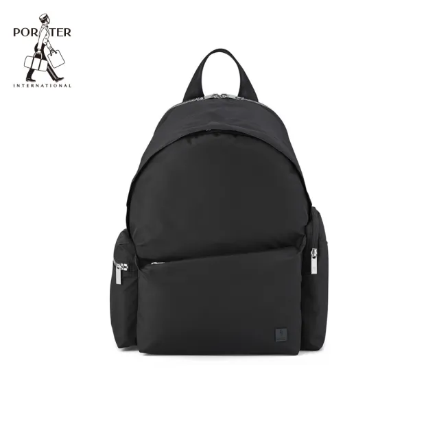 【PORTER INTERNATIONAL】理性美學ASYME後背包-M(黑)