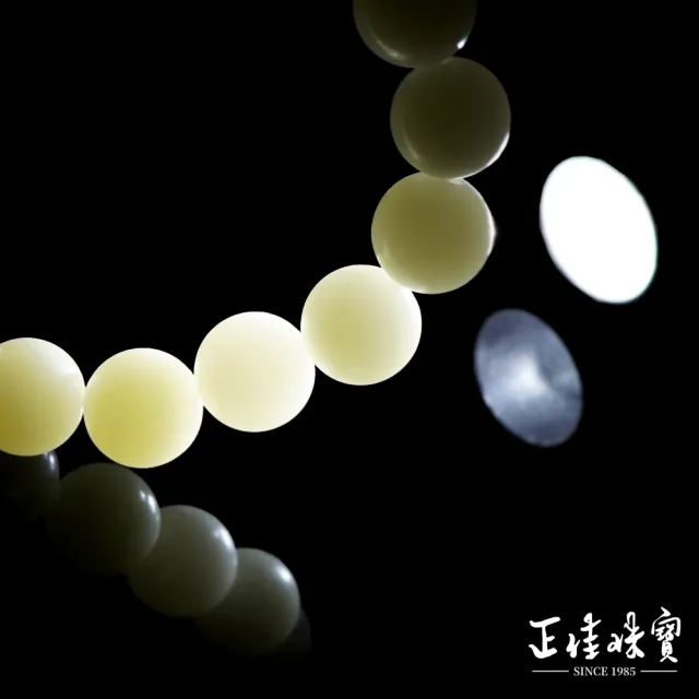 【正佳珠寶】白玉菩提 高品瓷白 方糖鹽源瑪瑙 12mm 白玉菩提手珠