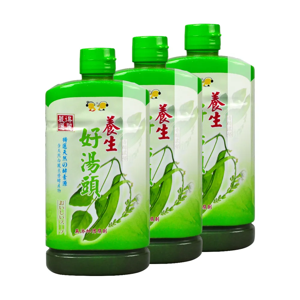 【得麗】養生好湯頭X3瓶(1000ml/瓶 微微笑廣播網)