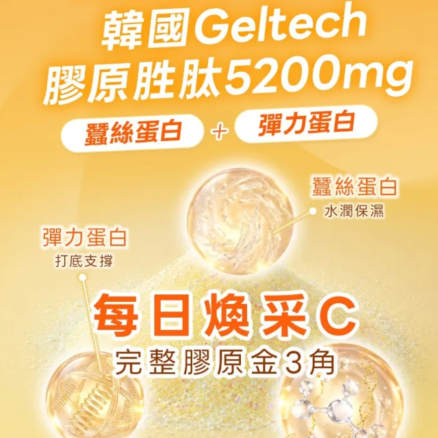 【葡萄王】每日煥采C膠原粉x1盒 共30包 (膠原蛋白 維他命C)