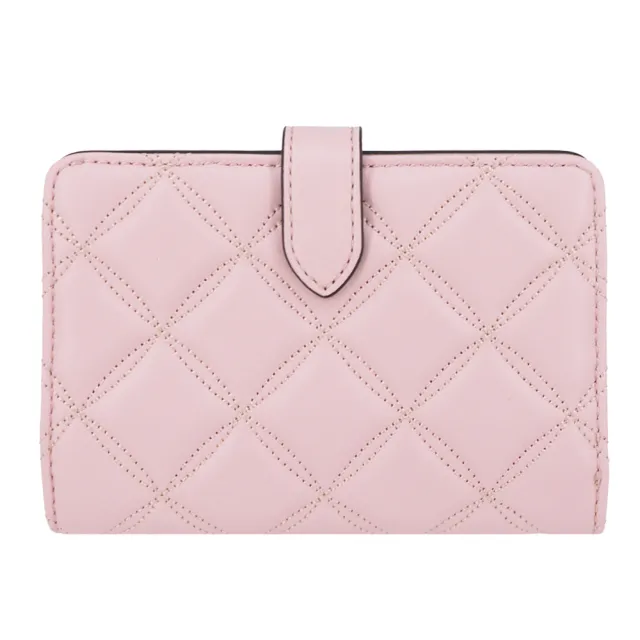 【KATE SPADE】NATALIA系列 菱格紋材質 9卡 對折 零錢袋 中夾 (多色任選)