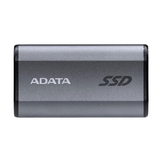 【ADATA 威剛】Elite SE880 1TB 外接式SSD固態硬碟 鈦灰 (附雙介面線材/最高讀寫2000/2000MB/s)