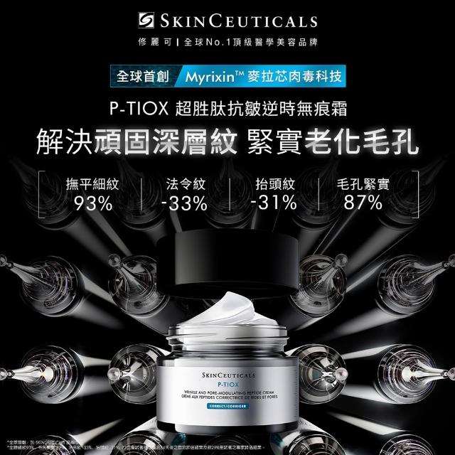 【Skin Ceuticals 修麗可】P-TIOX 超胜肽抗皺逆時無痕霜 48ml(乳霜/抗老)