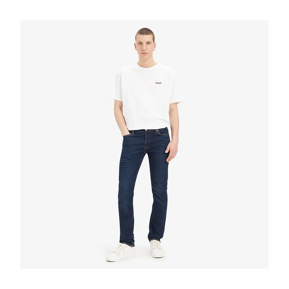 【LEVIS】男款 511低腰修身窄管牛仔褲/精工深藍染水洗/赤耳/彈性布料 熱賣單品 04511-5469