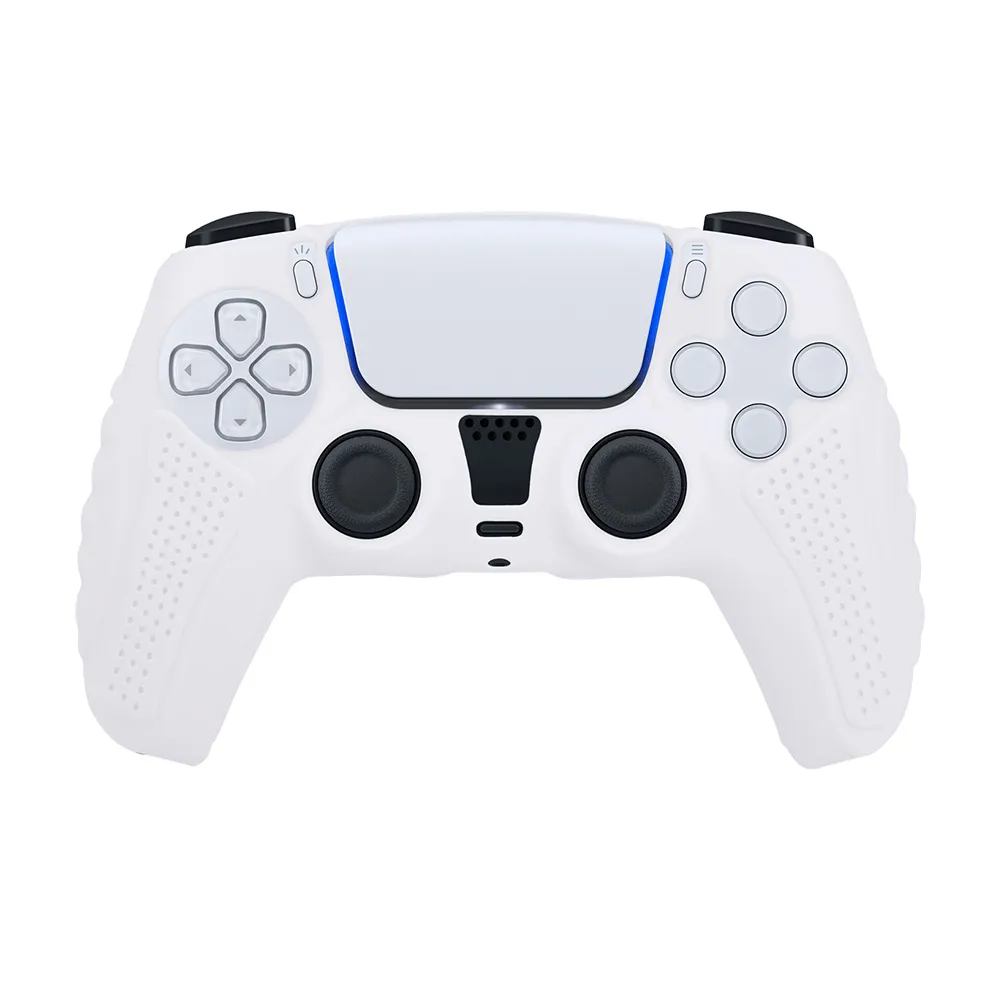 【FlashFire】PS5副廠 DualSense高質感手把果凍保護套-白