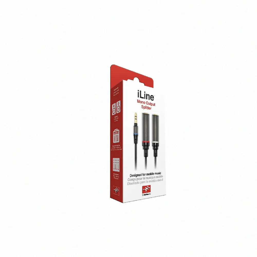 【IK Multimedia】iLine mono output splitter 單聲道輸出分配線導線(公司貨保證)