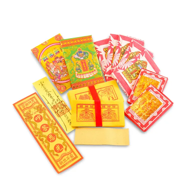 【富山檀香】福德正神發財金-全家4入組(紙錢 金紙 補財庫 拜拜 土地公 轉運 招財)