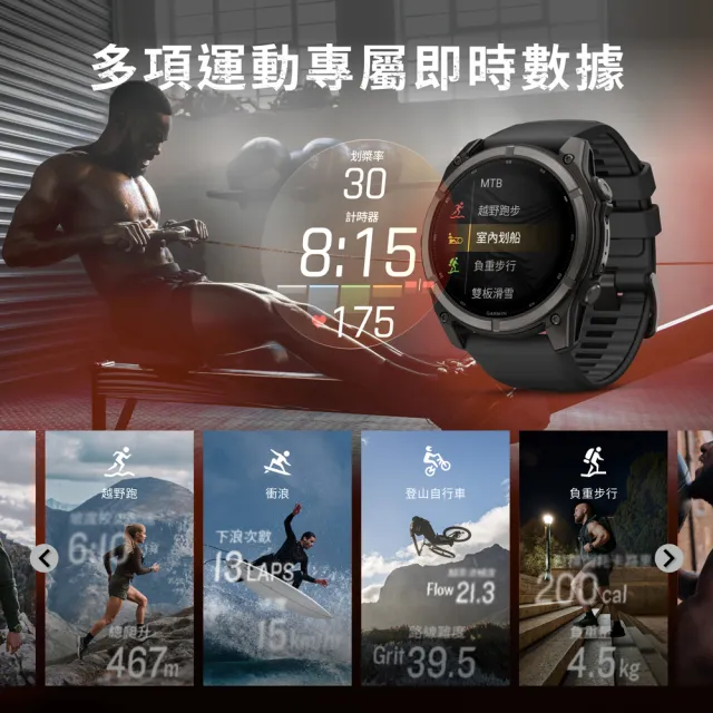 【GARMIN】Fenix 9 Pro AMOLED 全方位戶外進階GPS智慧腕錶 43mm (inReach版)