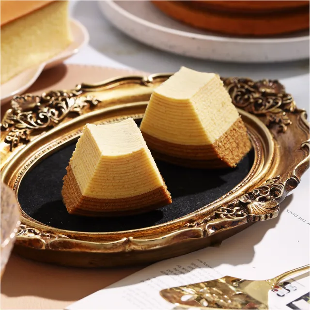 【金格食品】森之圓舞曲年輪蛋糕禮盒(伴手禮/法式點心)