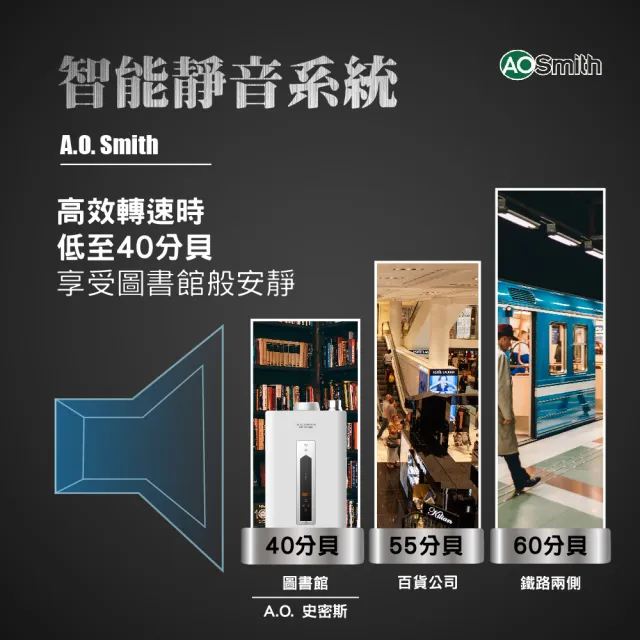 【A.O.Smith】AO史密斯 不鏽鋼瓦斯熱水器13L (JSQ26-ST13T NG1/FE式 含基本安裝 適用天然氣)