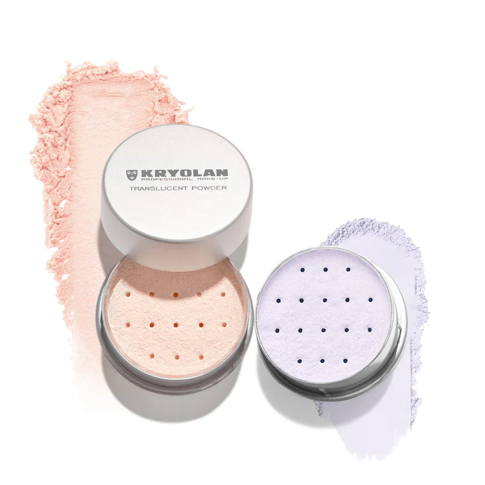 【KRYOLAN 歌劇魅影】輕柔透明蜜粉15g X2(專櫃經典蜜粉)