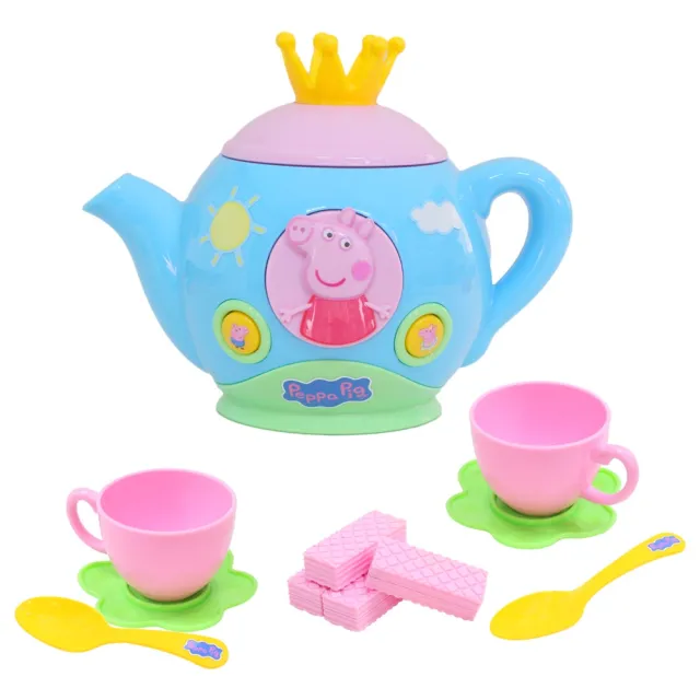 【Peppa Pig 粉紅豬】粉紅豬小妹-可愛有聲午茶組