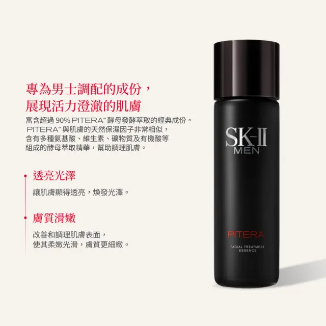 【SK-II】官方直營 男士活能青春露 160ml(男士/透亮光澤/臉部保養/超品日)