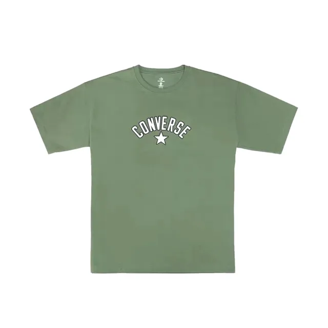 【CONVERSE】Tee 男款 女款 綠色 休閒 舒適 穿搭 Logo T恤 短袖 UCJ687-E49