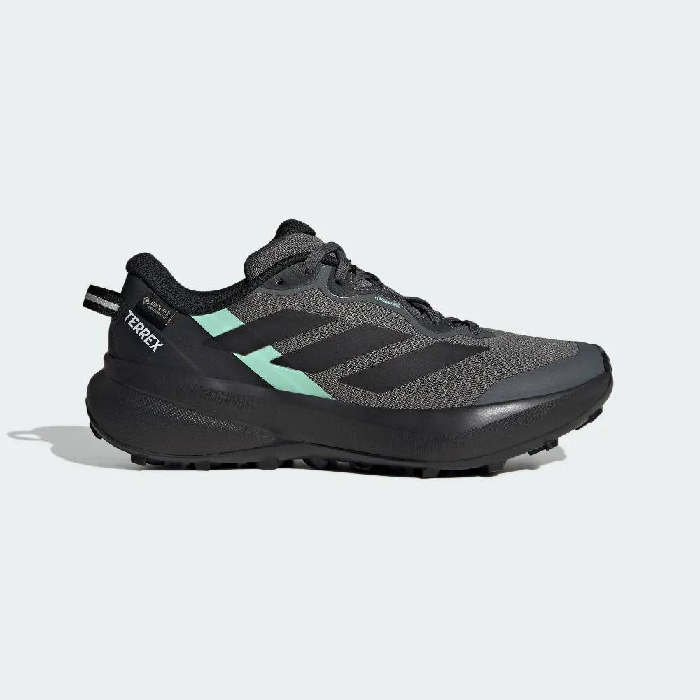 【adidas 愛迪達】TERREX TRACEFINDER PLUS GORE-TEX 越野跑鞋 運動鞋 慢跑鞋 防潑水 女鞋 HQ5112
