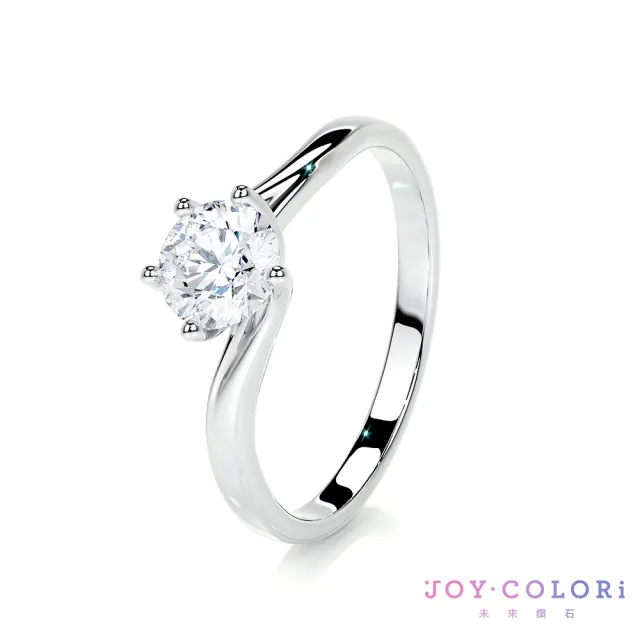 【JOY COLORi 未來鑽石】IGI 0.50克拉 DVS1 18K金 求婚鑽戒(培育鑽石 狄蜜特的祝福 RS2626LG)