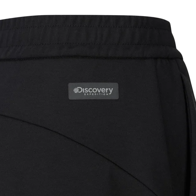 【Discovery Expedition】Air Knit 女版訓練微寬版直筒長褲 機能長褲 NINGNING同款(DWTP43064-BKS)