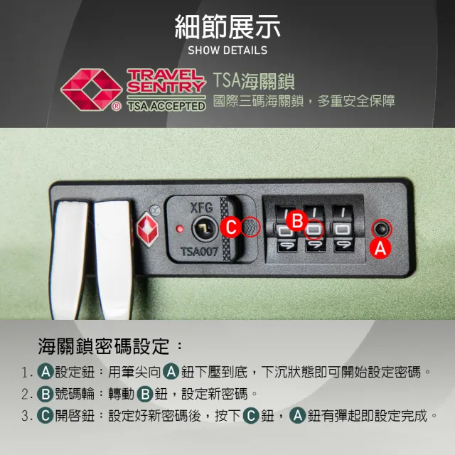【LYNX】美國山貓20吋第一代前開登機箱(防爆拉鏈、TSA海關鎖、飛機輪、可加大)