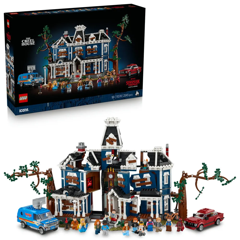 【LEGO 樂高】Icons 11370 怪奇物語：克里爾家(Stranger Things 積木 微縮模型 迷你屋 禮物 居家擺飾 玩具)