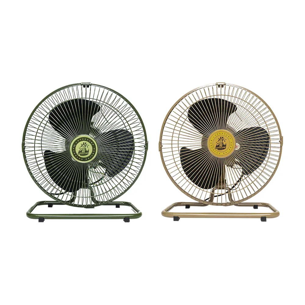 【樂活不露】12吋工業扇 軍綠 沙(風扇 電風扇 BSMI R54585 露營 逐露天下)