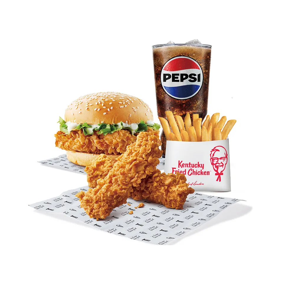 【肯德基】爆脆無骨雞腿霸 獨享堡足餐 好禮即享券