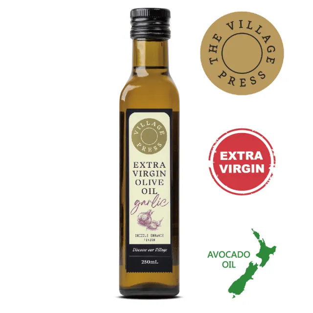 【壽滿趣】廚神頂級冷壓初榨蒜香風味橄欖油250ml(可生飲/低溫冷壓)