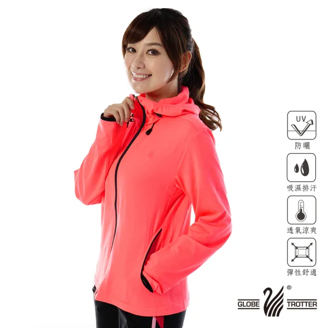 【遊遍天下】MIT台灣製女款露指抗UV速乾排汗外套112(M-2L)