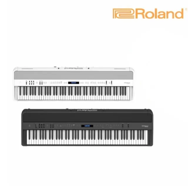 【ROLAND 樂蘭】FP-90X 旗艦便攜式 數位電鋼琴 單主機款 黑/白(含延音踏板 譜架 原廠保固兩年)