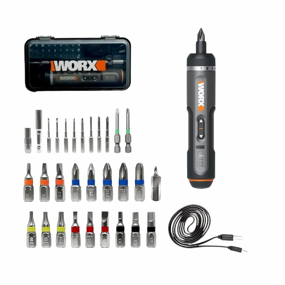 【WORX 威克士】4V第二代電動起子機 電動螺絲起子 傢俱組裝 精密作業 (WX242)