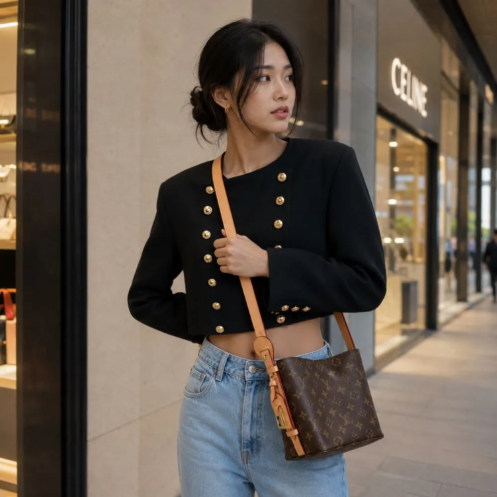 【Louis Vuitton 路易威登】All In BB老花兩用水桶包(M12925)