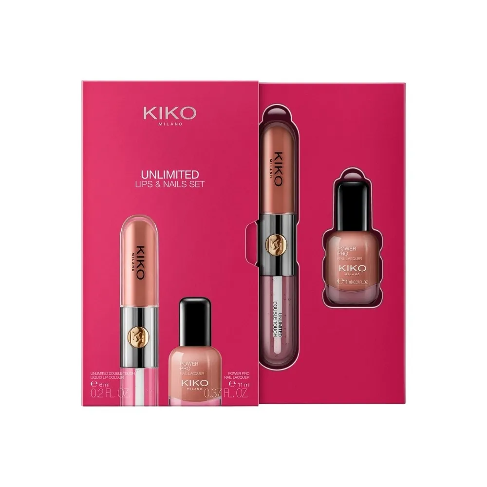 【KIKO MILANO】明星唇釉＋指甲油彩妝禮盒(指甲油／護甲油／亮甲油／彩妝禮盒)