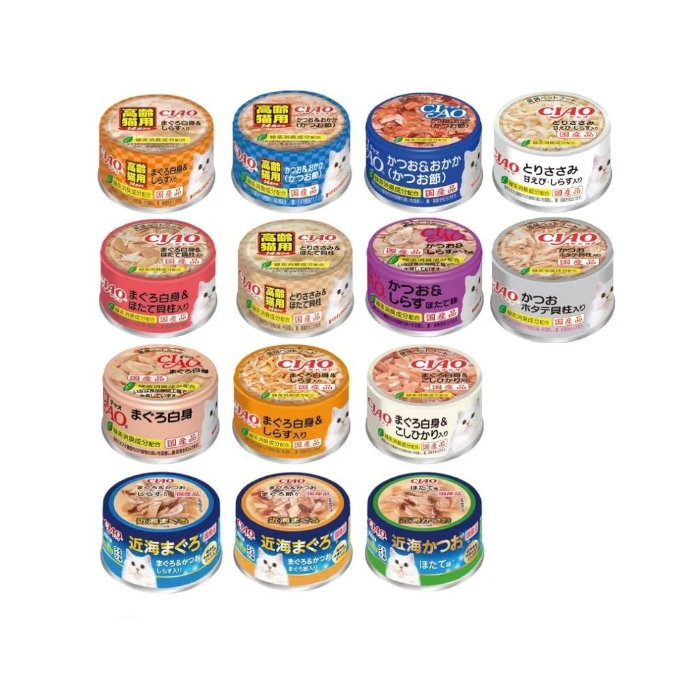 【CIAO】旨定罐、近海罐85/80g*24入(貓罐 副食 全齡貓)