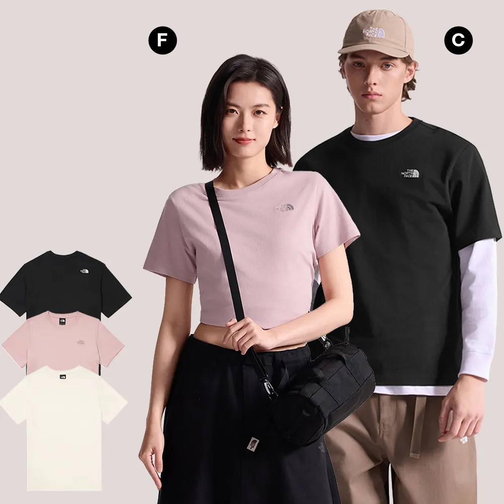 【The North Face】中性款吸濕排汗短袖T恤(多款任選)