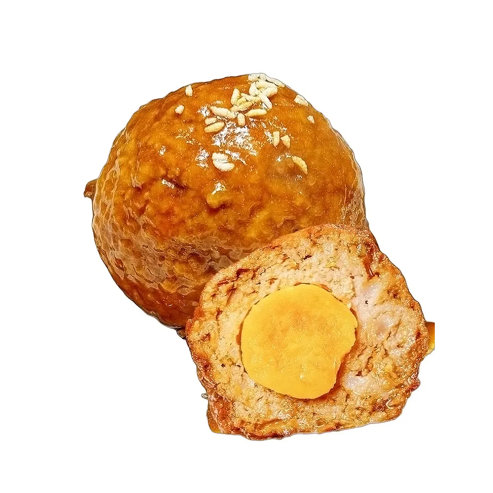 【上野物產】10包 鹹蛋八寶丸 (190g/3顆/包)