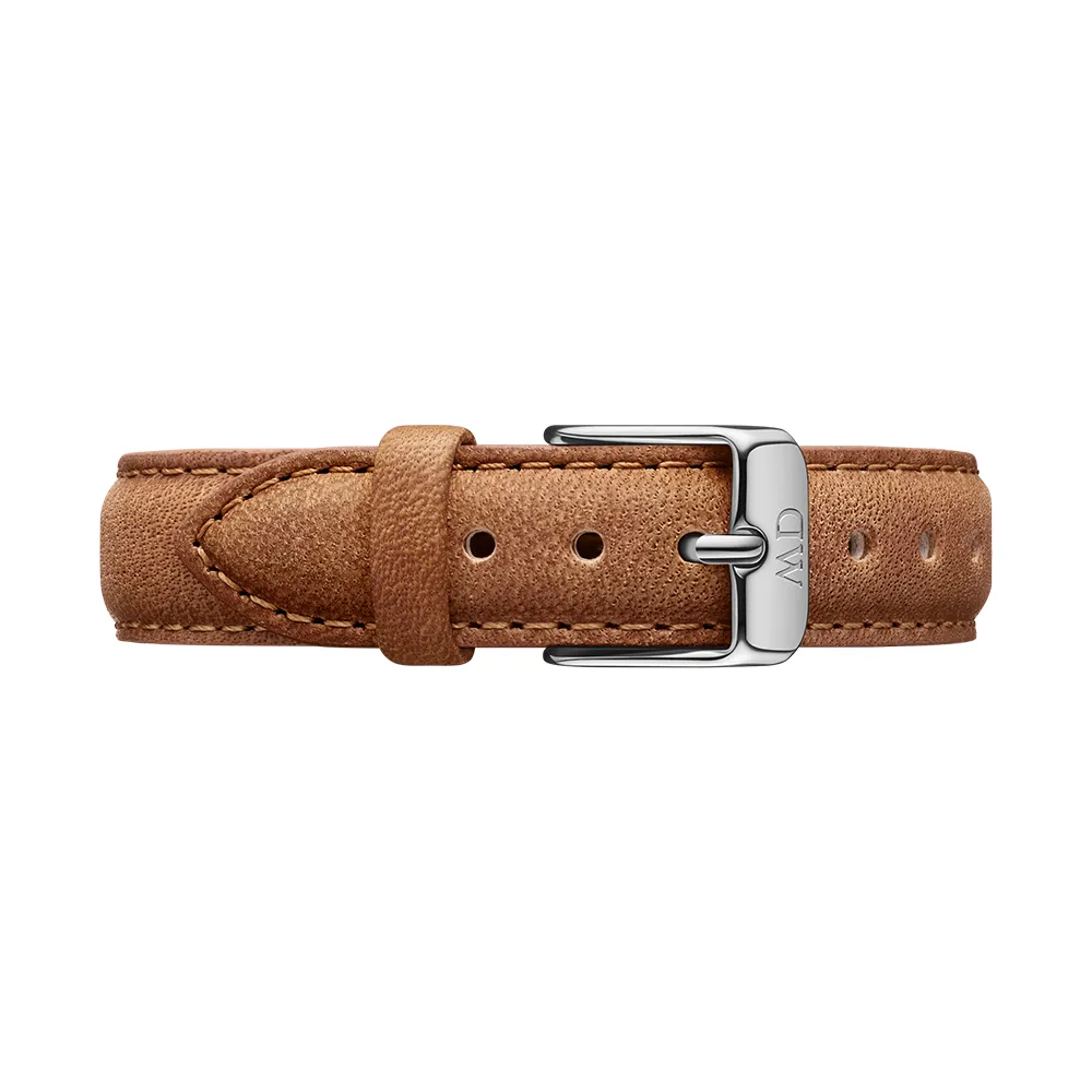 【Daniel Wellington】DW 錶帶 Petite Durham 淺棕真皮錶帶(DW00200142)