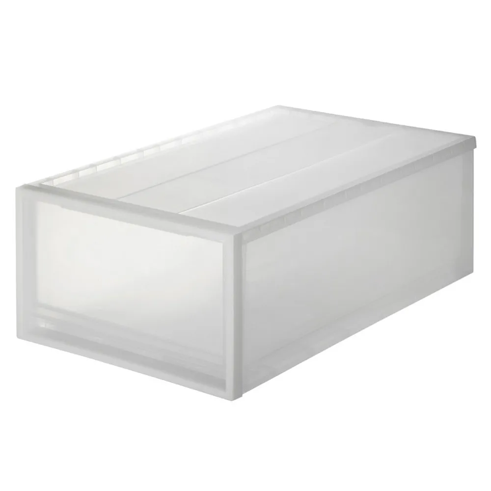 【MUJI 無印良品】PP衣裝盒/大/2入