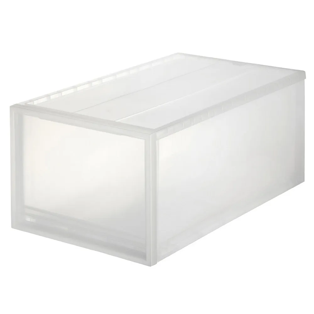 【MUJI 無印良品】PP衣裝盒/深/2入
