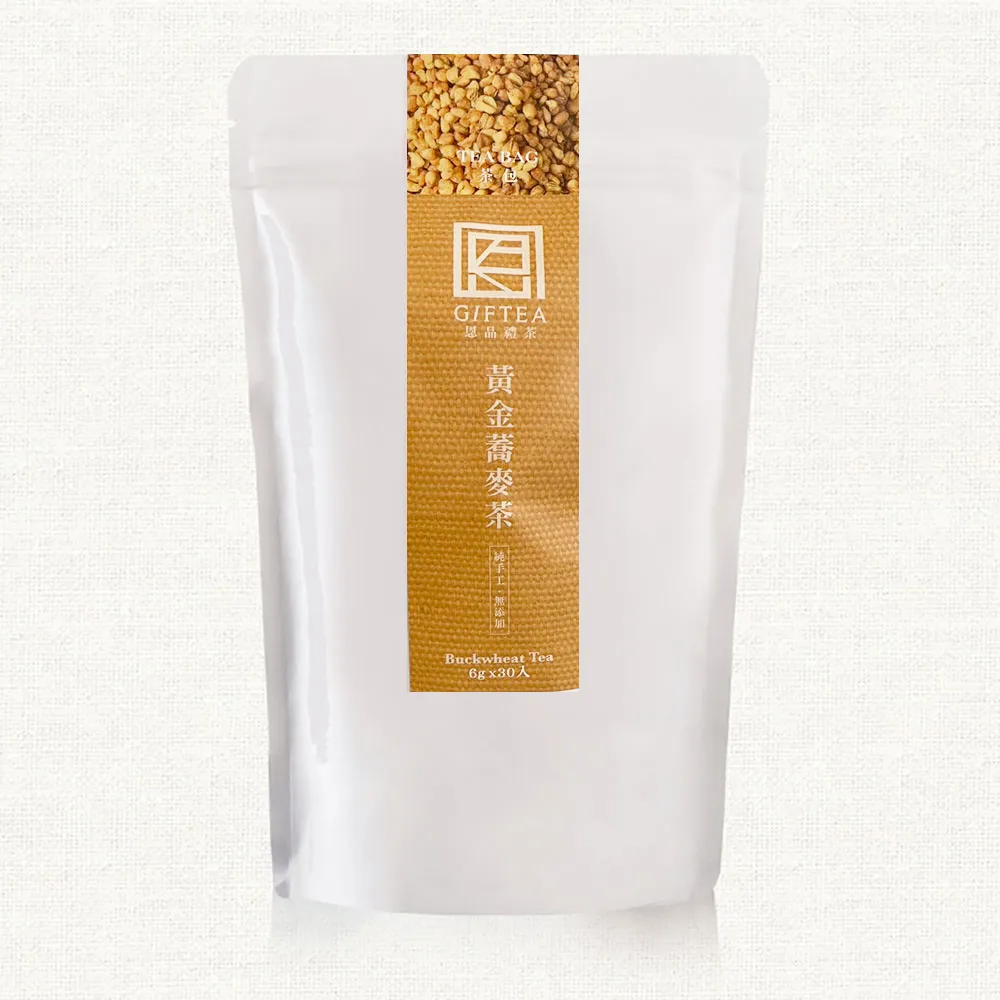 【恩品禮茶】黃金蕎麥茶茶包1包(6g*30入/包)X2大包